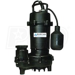 Burcam Pumps 1/2 HP Cast Iron Submersible Effluent Pump