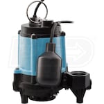 Little Giant 10EN-CIA-RF - 1/2 HP Cast Iron Submersible Sump Pump w/ Tether Float Switch