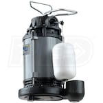 Blue Angel Pumps - 1/2 HP All Cast Iron Submersible Sump Pump w/ Vertical Float Switch