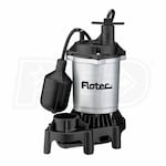Flotec FPZS50T - 1/2 HP Thermoplastic Submersible Pump w/ Piggyback Tether Float (Scratch & Dent)