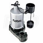 Flotec FPZT7550 - 1 HP Zinc Submersible Sump Pump w/ Vertical Float Switch (Scratch & Dent)