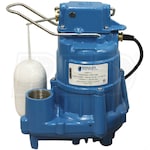 Goulds GSP Series - 1/3 HP Cast Iron Sump/ Effluent Pump w/ Vertical Float Switch (25' Cord)