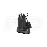 Red Lion Little Giant SP25T - 1/4 HP Thermoplastic Submersible Sump Pump w/ Tether Float Switch