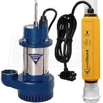Pro Series 1/3 HP Cast Iron / Stainless Steel Submersible Sump Pump w/ LevelGuard™ Switch