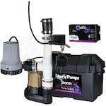 Liberty Pumps PCS37-P-441-10A - 1/3 Primary (S37-P) & StormCell® (10A) Battery Backup Sump Pump System