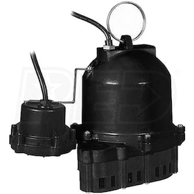 View Little Giant ES33D1-10 - 1/3 HP Cast Iron Submersible Sump Pump w/ Diaphragm Switch