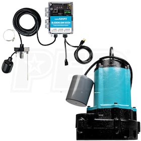 Little Giant OA1S - 1/2 HP Oil Sensing Elevator Sump / Effluent Pump System w/ 30' Cord