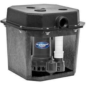 Superior Pump 92072 - 1/3 HP Remote Sink/Drain Pump System w/ Vertical Float Switch