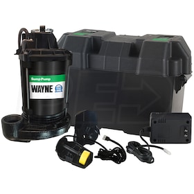 View Wayne - ESP25n - Battery Backup Sump Pump (1500 GPH @ 10')