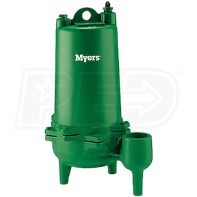 Myers MW100-21 - 1 HP Cast Iron Sewage Pump (2") (Non-Automatic - 230V)