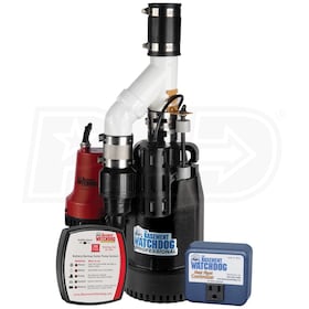 View Basement Watchdog CITE-33 -  1/3 HP Combination Primary and Backup Sump Pump System