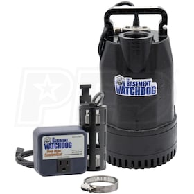 Basement Watchdog SIT-50D - 1/2 HP Cast Iron Submersible Sump Pump w/ Vertical Dual Float Switch