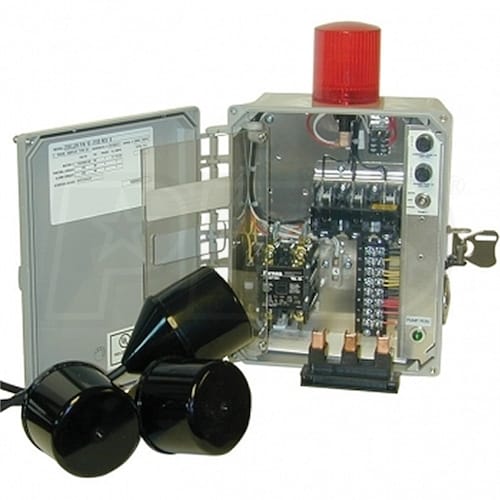 Zoeller 10-1037 - Simplex Control Panel & Alarm w/ 115V/230V 1PH NEMA