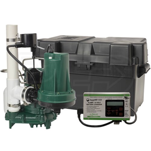 Zoeller 508-0007 ProPack98 - 1/2 HP Combination Primary & Backup Sump ...
