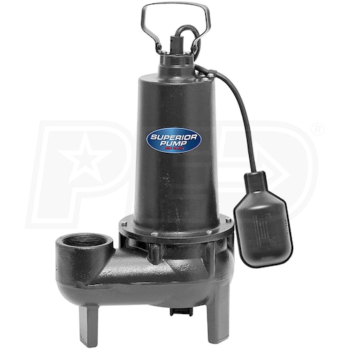 Pump 725113935017 Sewage 93501 2hp Iron Cast Sump PUMPS 1 Superior for sale online 