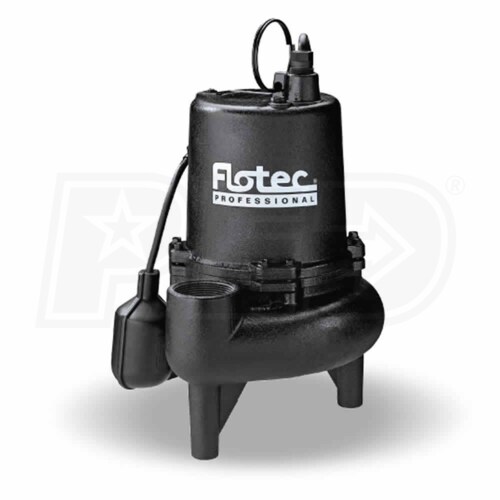 FloTec E75STVT Flotec 3/4 HP Cast Iron Sewage Pump 2Inch w