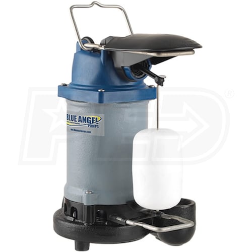 Blue Angel Pumps F33S 1/3 HP Cast Iron Submersible Sump Pump w