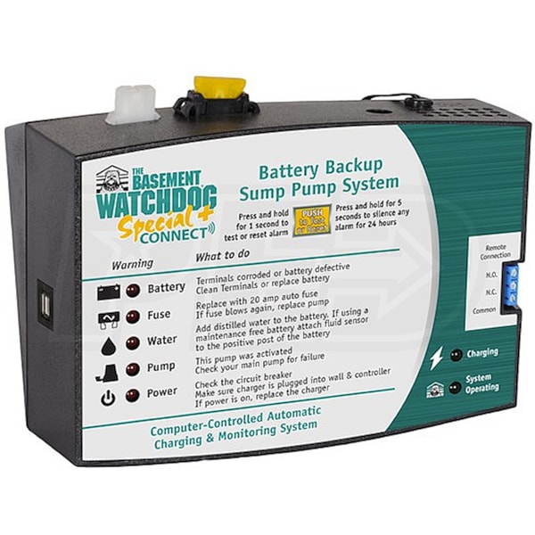 Basement Watchdog Bwsp Special, How Do I Add Water To My Basement Watchdog Battery