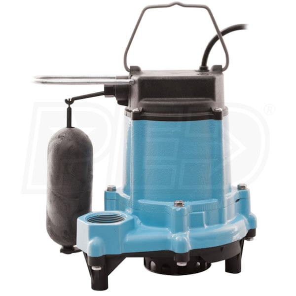 Little Giant 506635 6ENCIASFS 1/3 HP Cast Iron Sump/Effluent Pump w