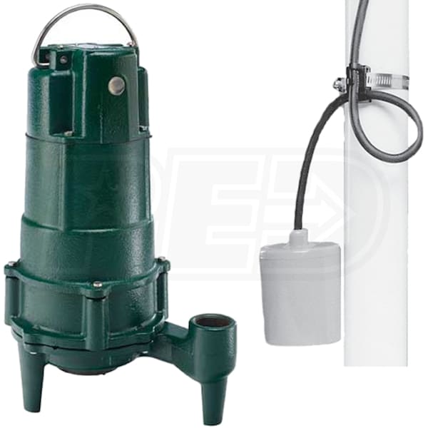 Zoeller 1/2-HP 115-Volt Cast Iron Submersible Sump Pump in the Water Pumps  department at