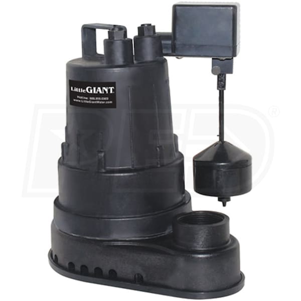 Little Giant SP50V 1/2 HP Thermoplastic Submersible Sump Pump w