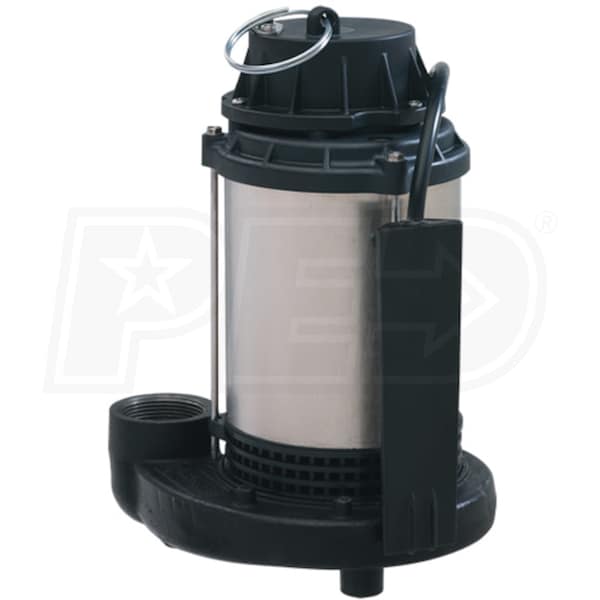 Wayne Cducap995 3 4 Hp Stainless Steel Cast Iron Switch Genius Submersible Sump Pump
